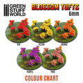 GSW Blossom Tufts 6mm - Purple Flowers