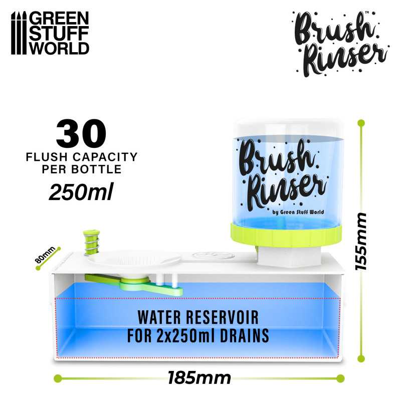 GSW Brush Rinser - Green