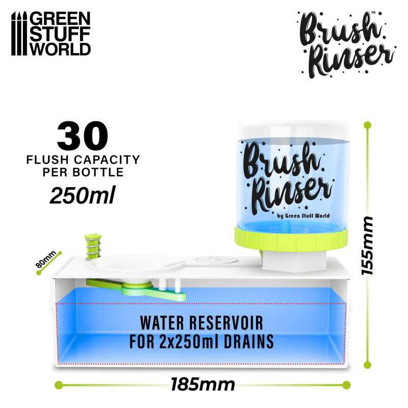 Gross Rinse GSW Brush Rinser - Green