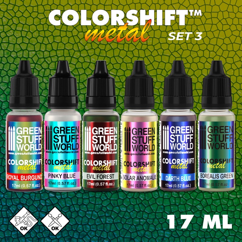 GSW Colorshift Chameleon Acrylic Paint Set #3 x6