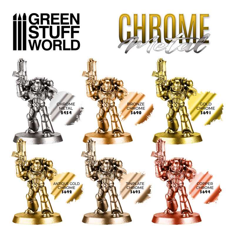 GSW Chrome Metal Paint - Copper Color 17ml