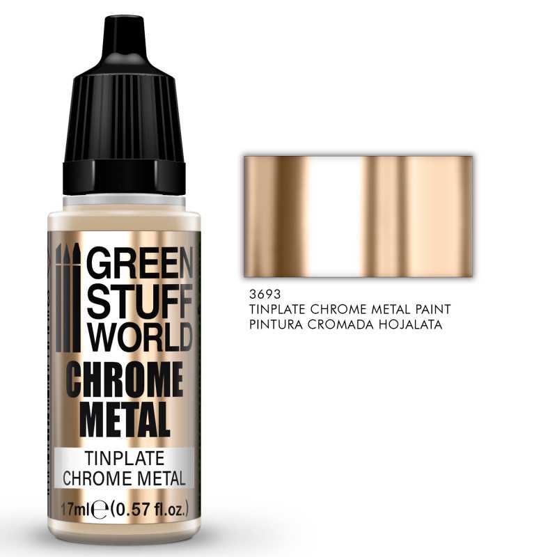 GSW Chrome Metal Paint - Tinplate Color 17ml