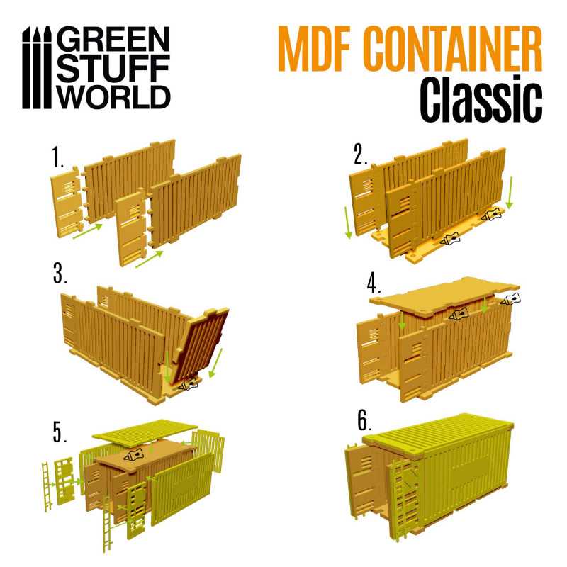 GSW MDF Diorama kit - Classic Shipping Container