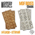 GSW MDF Diorama kit - Classic Wood Crates x6
