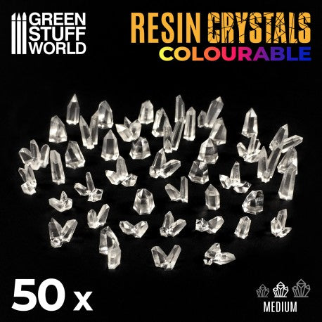 GSW Resin Crystals - Medium CLEAR x50