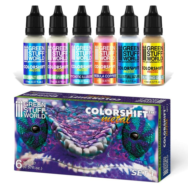 GSW Colorshift Chameleon Acrylic Paint Set #1 x6