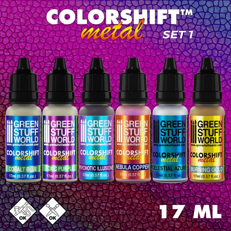 GSW Colorshift Chameleon Acrylic Paint Set #1 x6