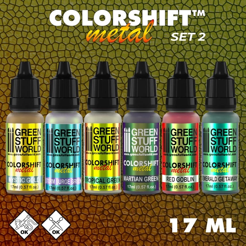 GSW Colorshift Chameleon Acrylic Paint Set #2 x6
