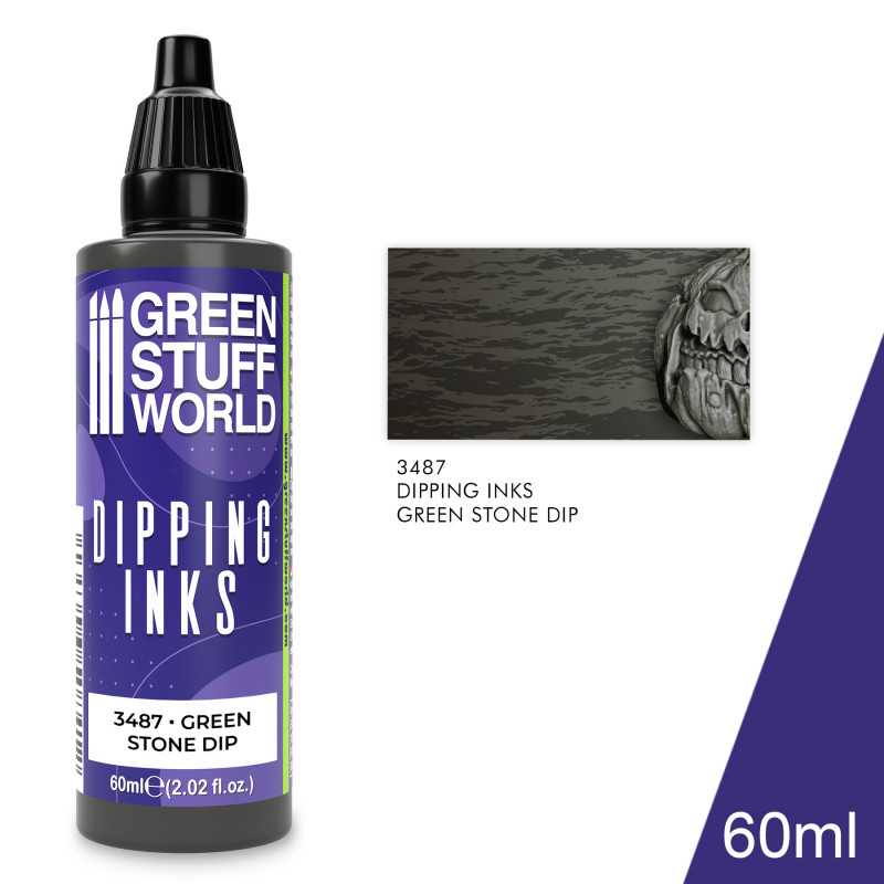GSW Dipping Ink 60ml - Black Green Stone