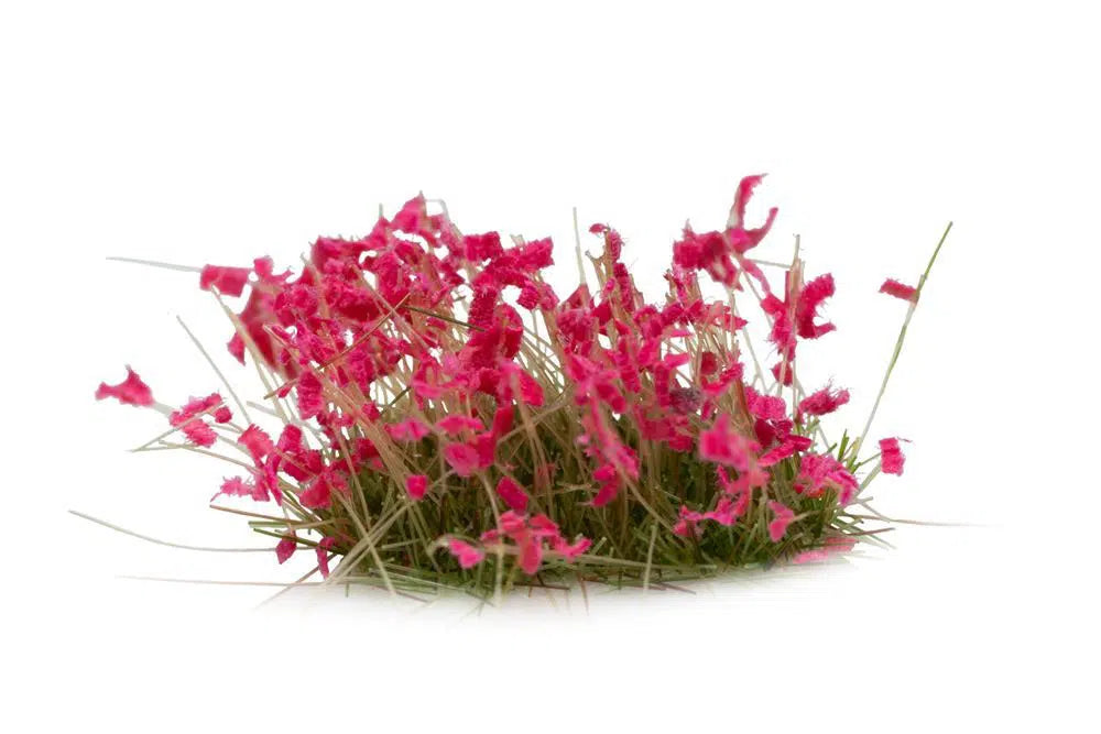 Gamer's Grass Tufts - Wild Pink Flowers