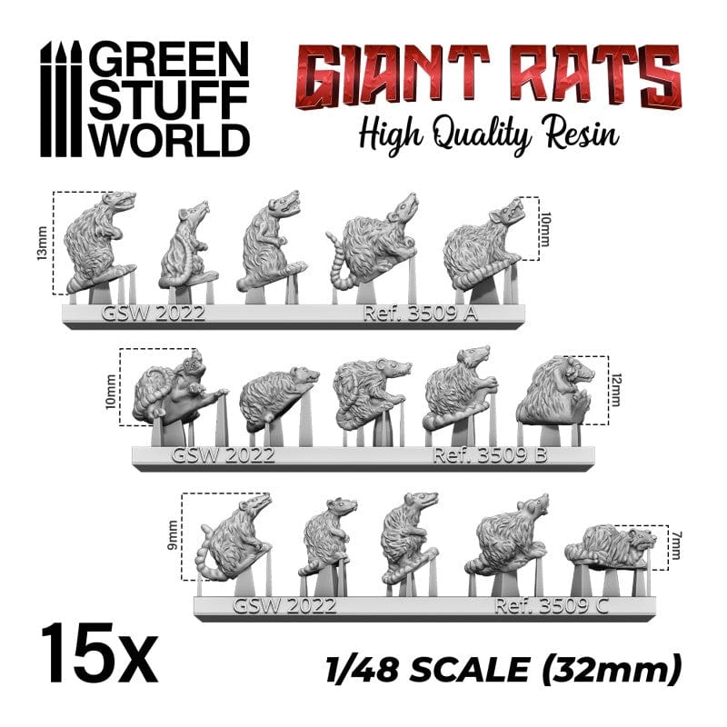 GSW Resin Giant Rats