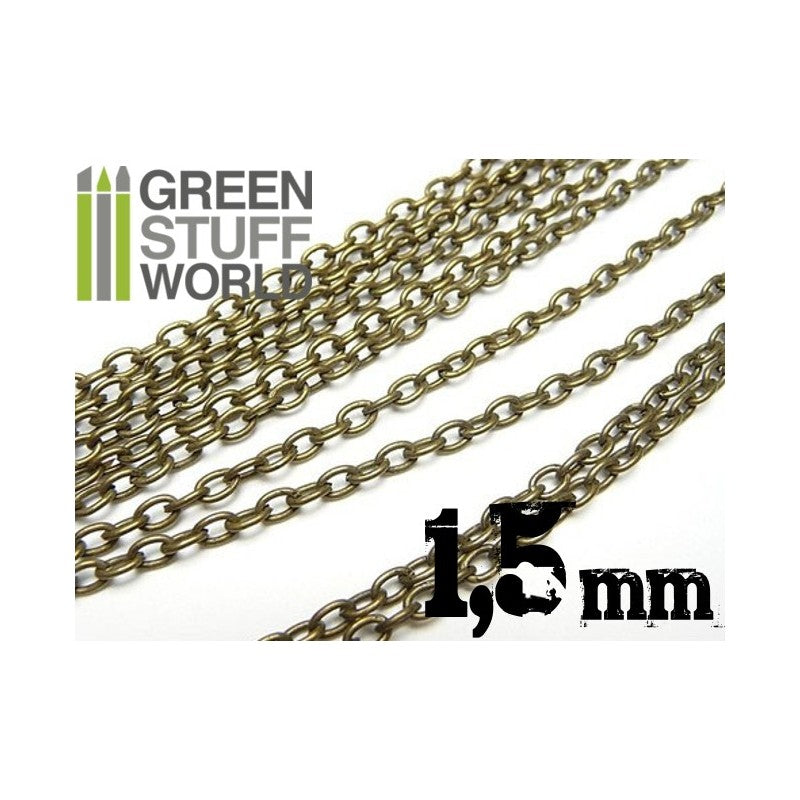 GSW Small Bronze Chains - 1.5mm