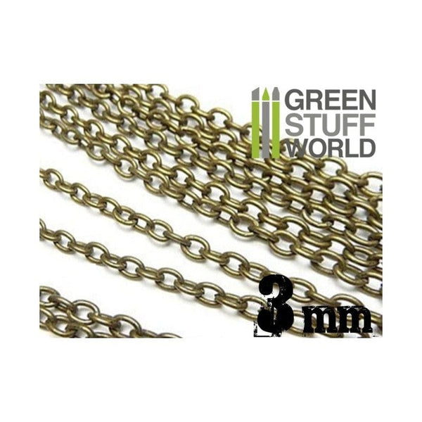 GSW Small Bronze Chains - 3mm