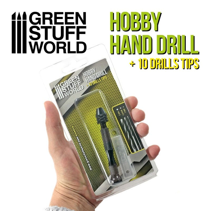 GSW Hand Drill with 10x Drill Bits