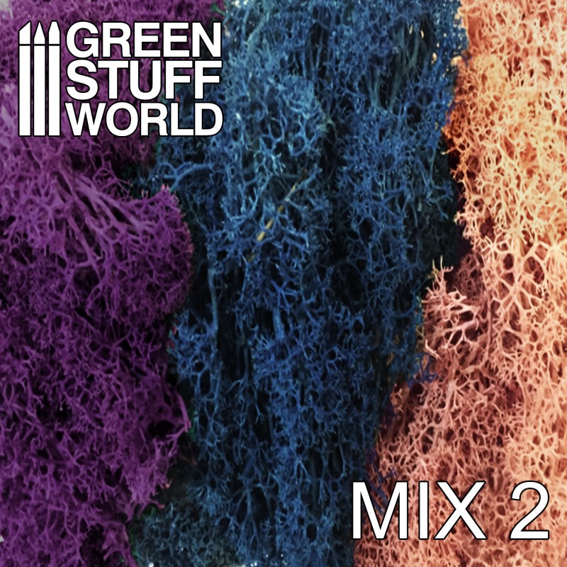 GSW Scenery Moss - Pink, Blue and Violet Mix