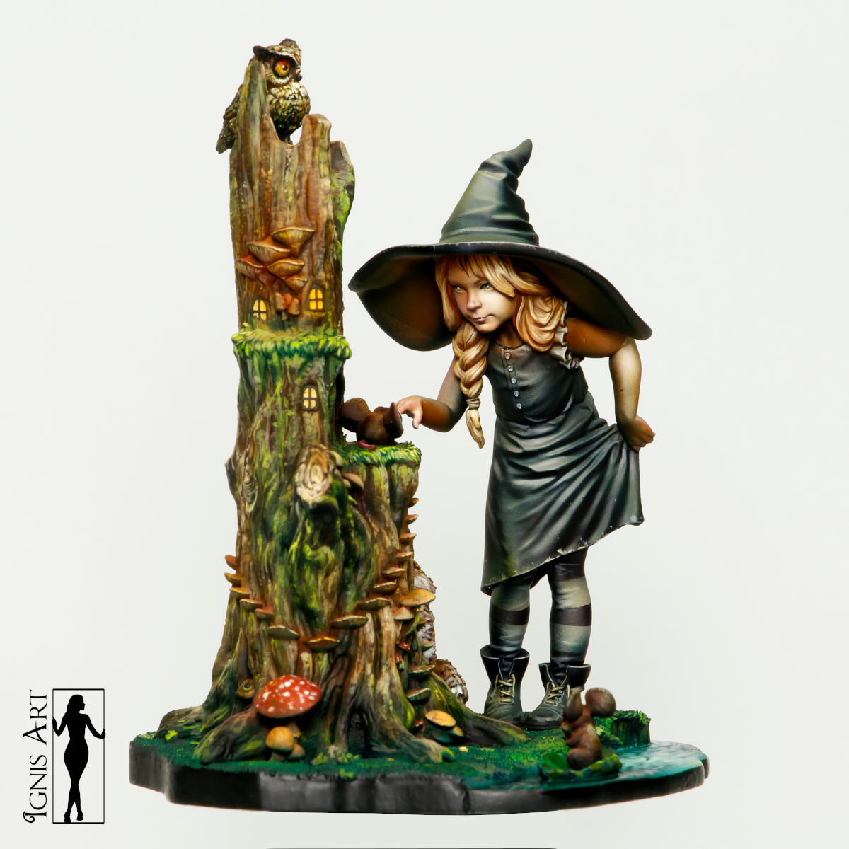 Ignis Art - Little Witch - 75mm diorama