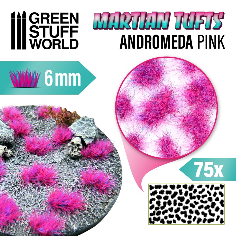 GSW Martian Neon Tufts 6mm - Andromeda Pink