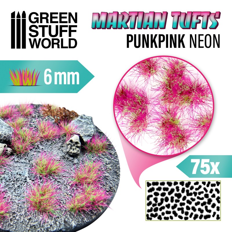 GSW Martian Neon Tufts 6mm - Punkpink Neon