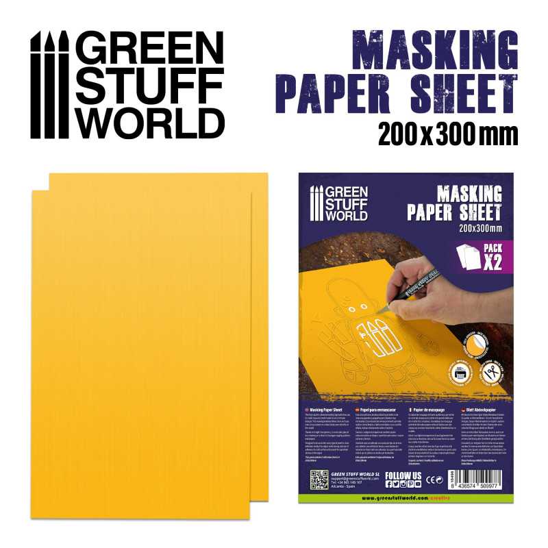 GSW Masking Paper Sheet 200x300mm x2
