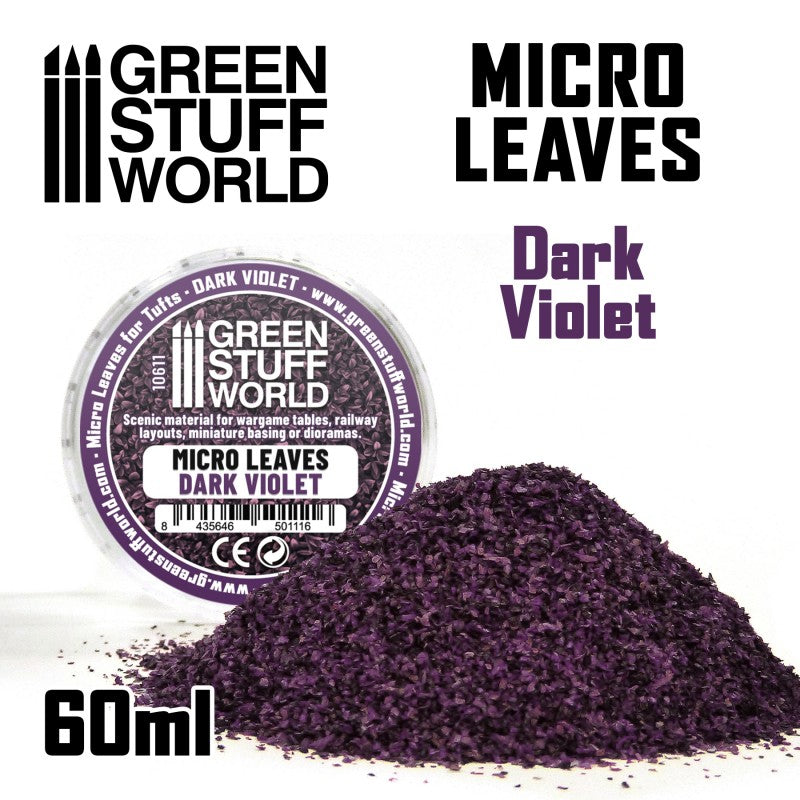 GSW Micro Leaves - Miniature Leaves - Dark Violet