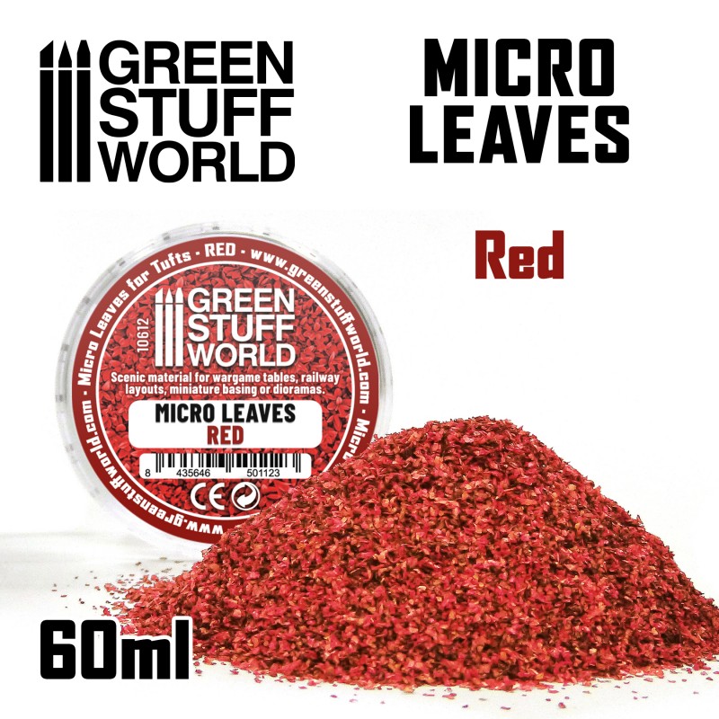 GSW Micro Leaves - Miniature Leaves - Red