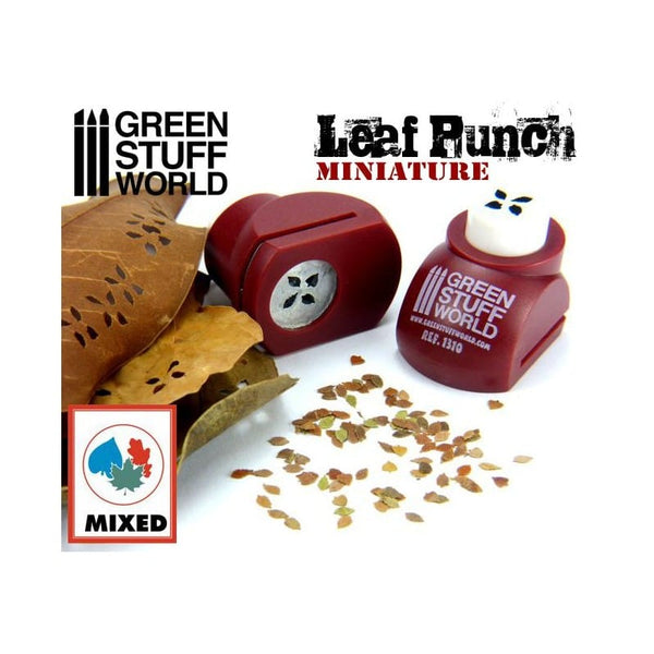GSW Miniature Leaf Punch RED