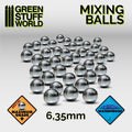 GSW Mixing Paint Steel Bearing Balls in 6.35mm