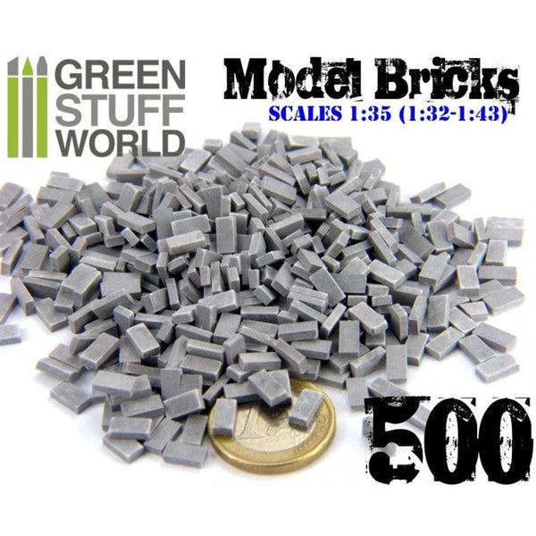 GSW Miniature Model Bricks - Grey x500