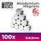 GSW Neodymium Magnets N52 - 3x0,5mm - 100x
