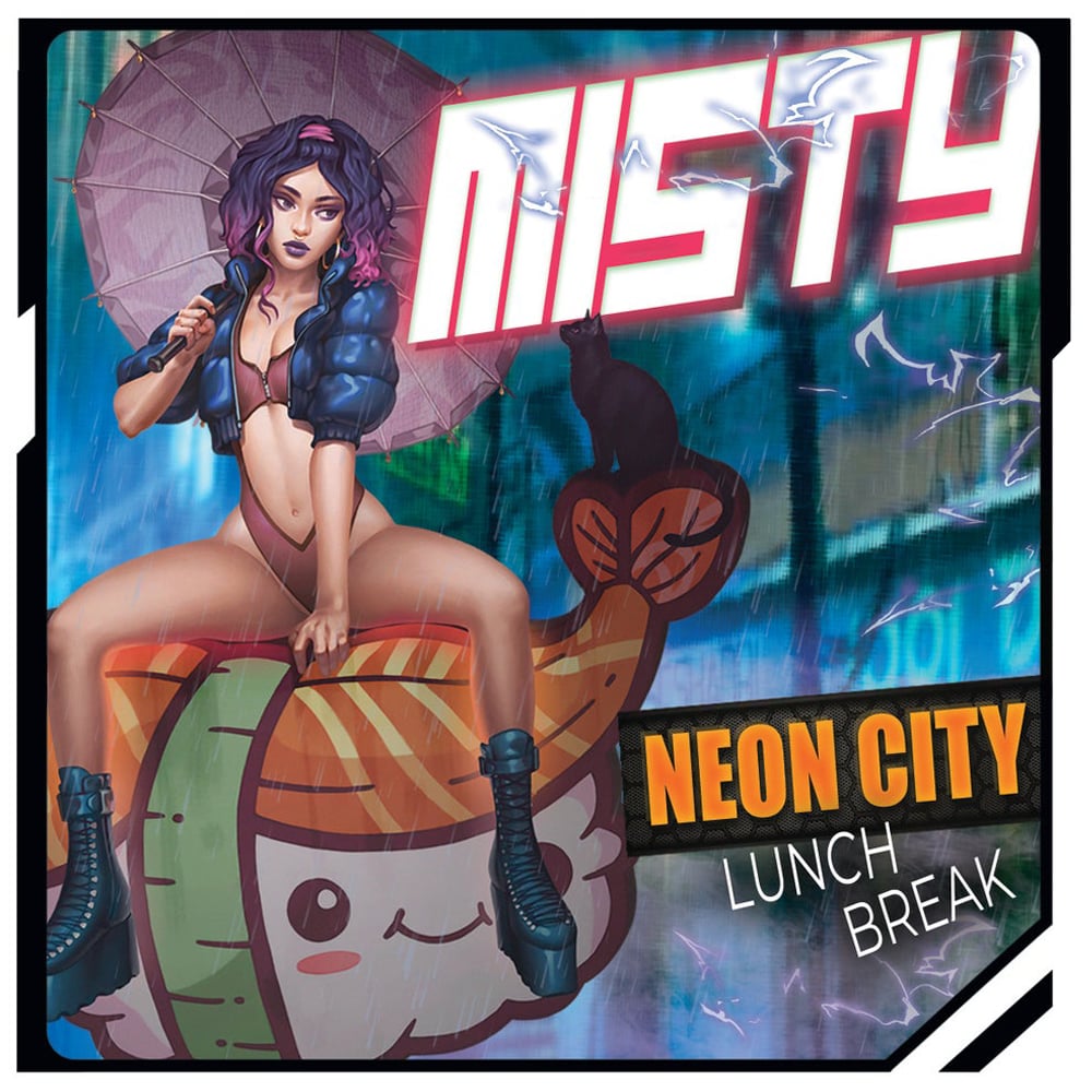 Neko Galaxy - Misty: Neon City Lunch Break Diorama