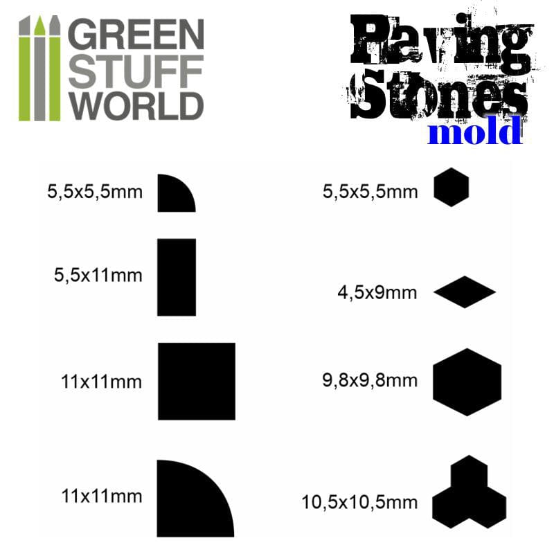 GSW Silicone Mold - Paving Stone