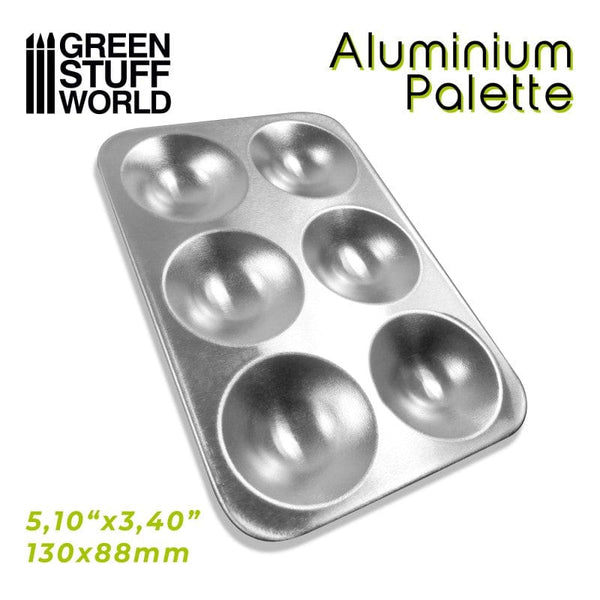GSW Rectangle Aluminum Palette 6 Wells