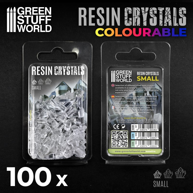 GSW Resin Crystals - Small CLEAR x100