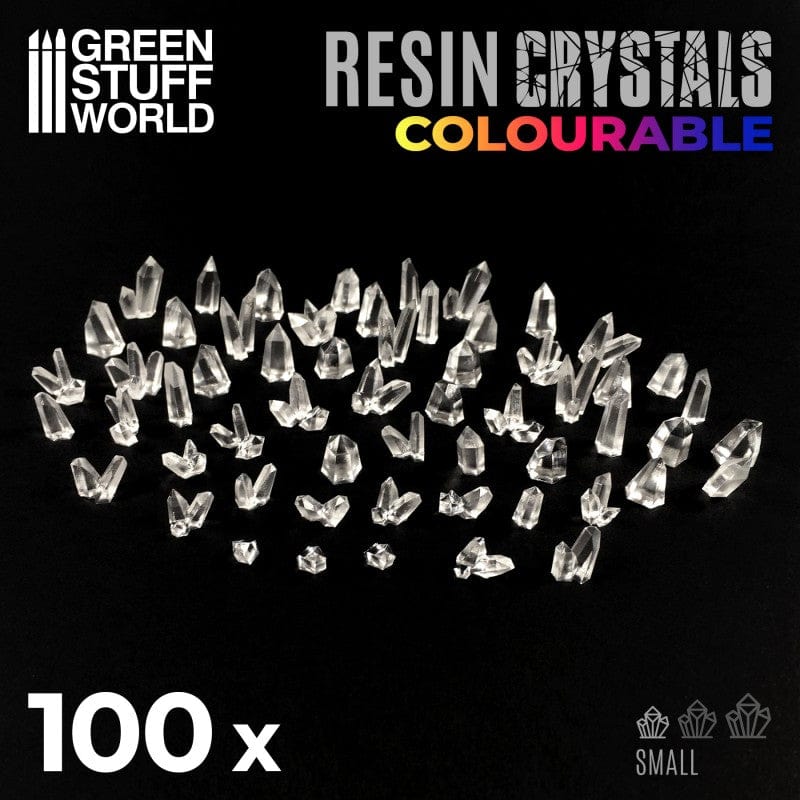 GSW Resin Crystals - Small CLEAR x80
