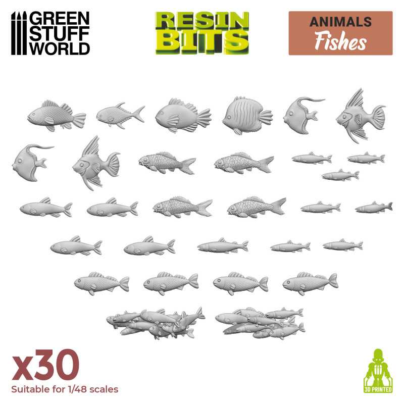 GSW Resin Basing Set - Fish Collection