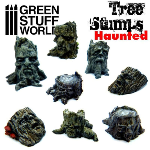 GSW Haunted Tree Trunk Stumps