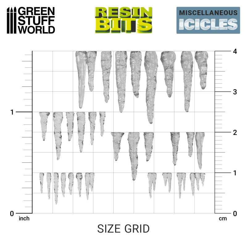 GSW Resin Basing Set - Resin Stalactites and Icicles