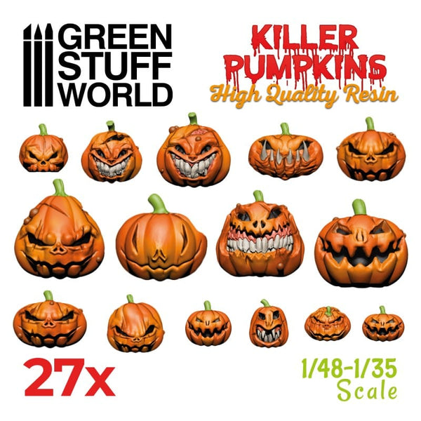 GSW Resin Miniature Killer Pumpkins - Small