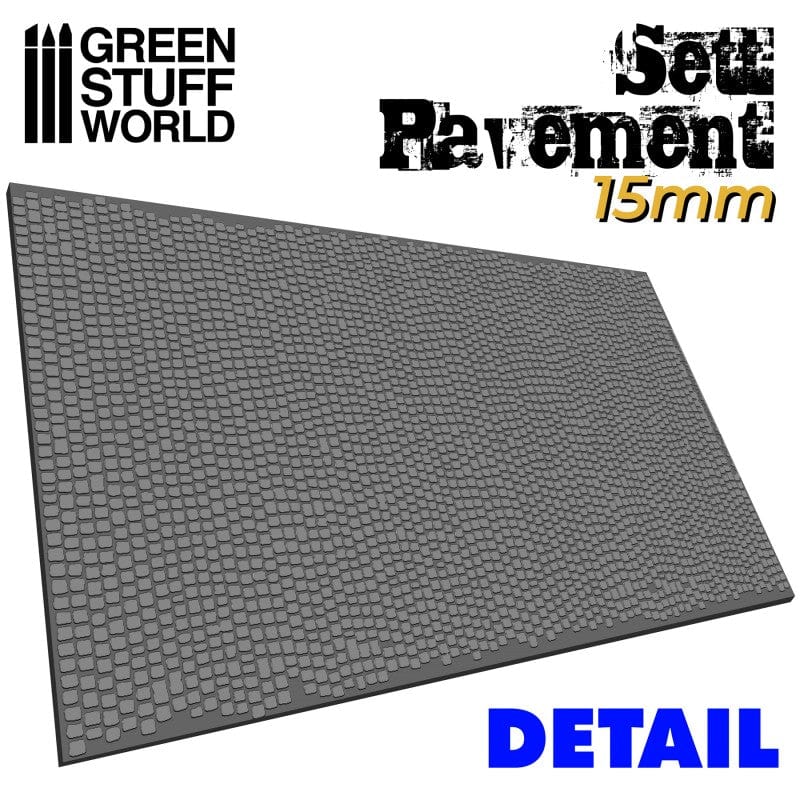 GSW Rolling Pin - Sett Pavement 15mm