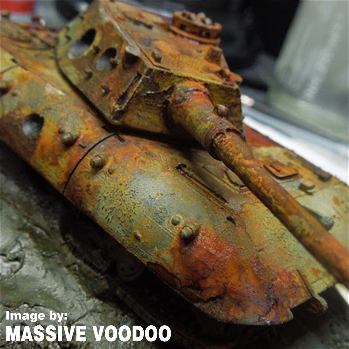 Dirty Down Rust Moss Verdigris