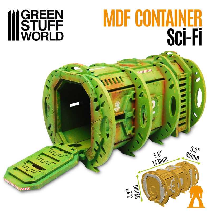 GSW MDF Diorama kit - Sci-Fi Container