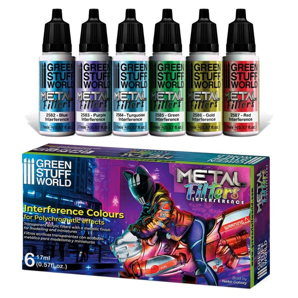 GSW Acrylic Paint Set - Color Filters Interferences