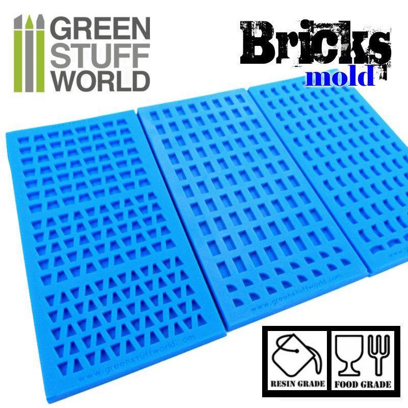 GSW Silicone Mold - Bricks Texture