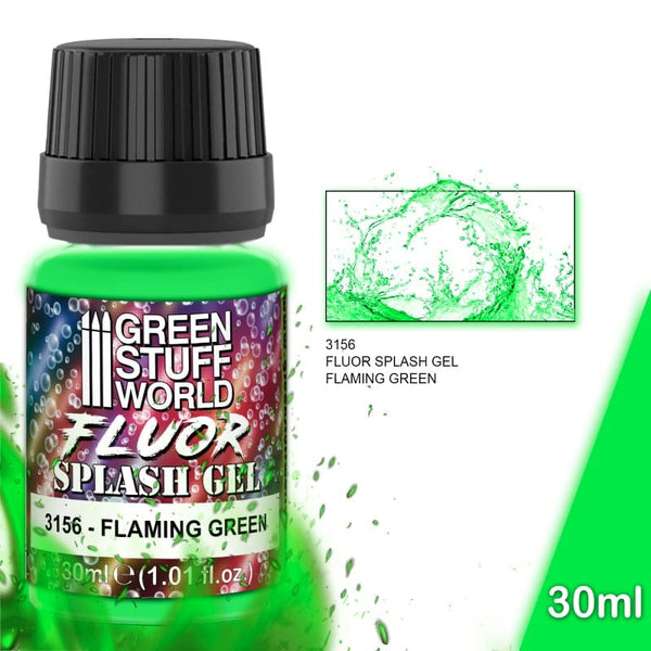 GSW Water Effects - Fluor Splash Gel 30ml- Flaming Green