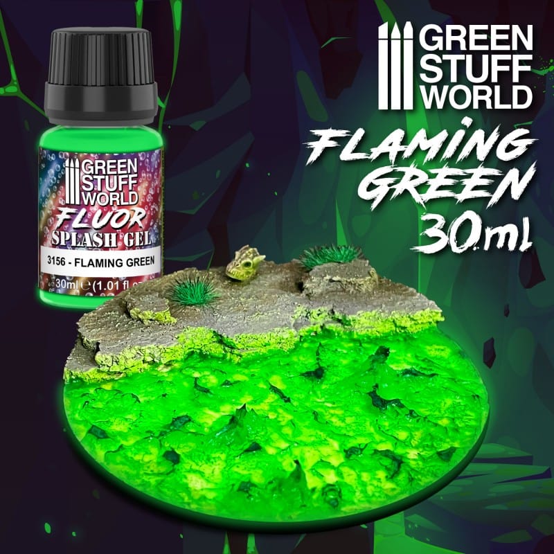 GSW Water Effects - Fluor Splash Gel - Flaming Green