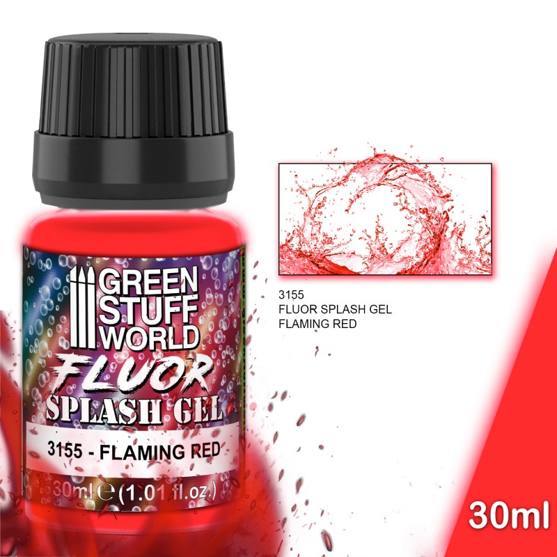 GSW Water Effects - Fluor Splash Gel - Flaming Red