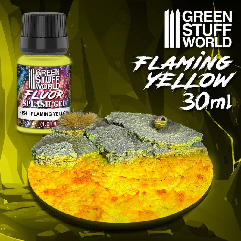 GSW Water Effects - Fluor Splash Gel - Flaming Yellow