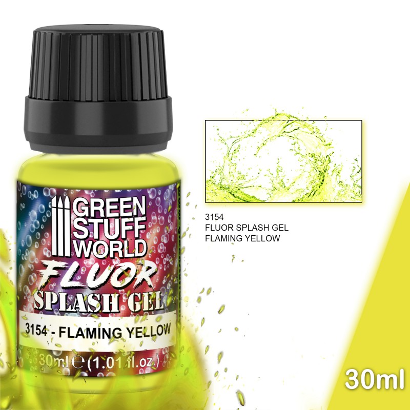 GSW Water Effects - Fluor Splash Gel - Flaming Yellow