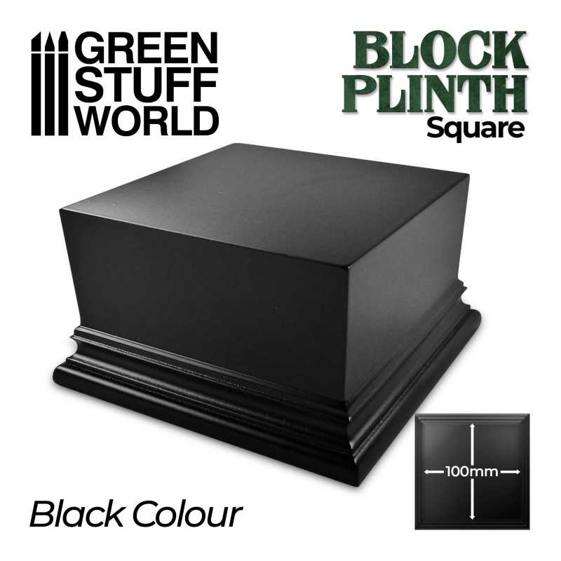 Display Plinths - Square Top - Black - 10x10cm DISCOUNTED