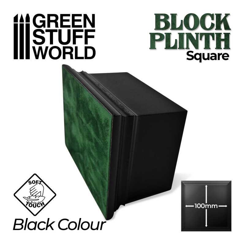 Display Plinths - Square Top - Black - 10x10cm DISCOUNTED